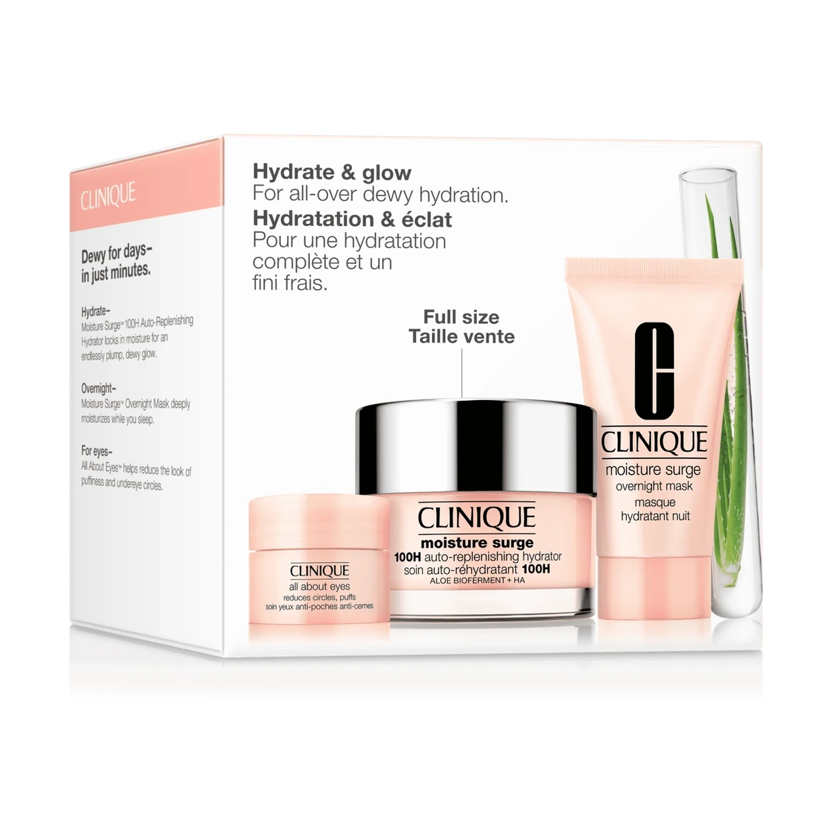 Hydrate + Glow: Moisture Surge Set For All-Over Dewy Hydration