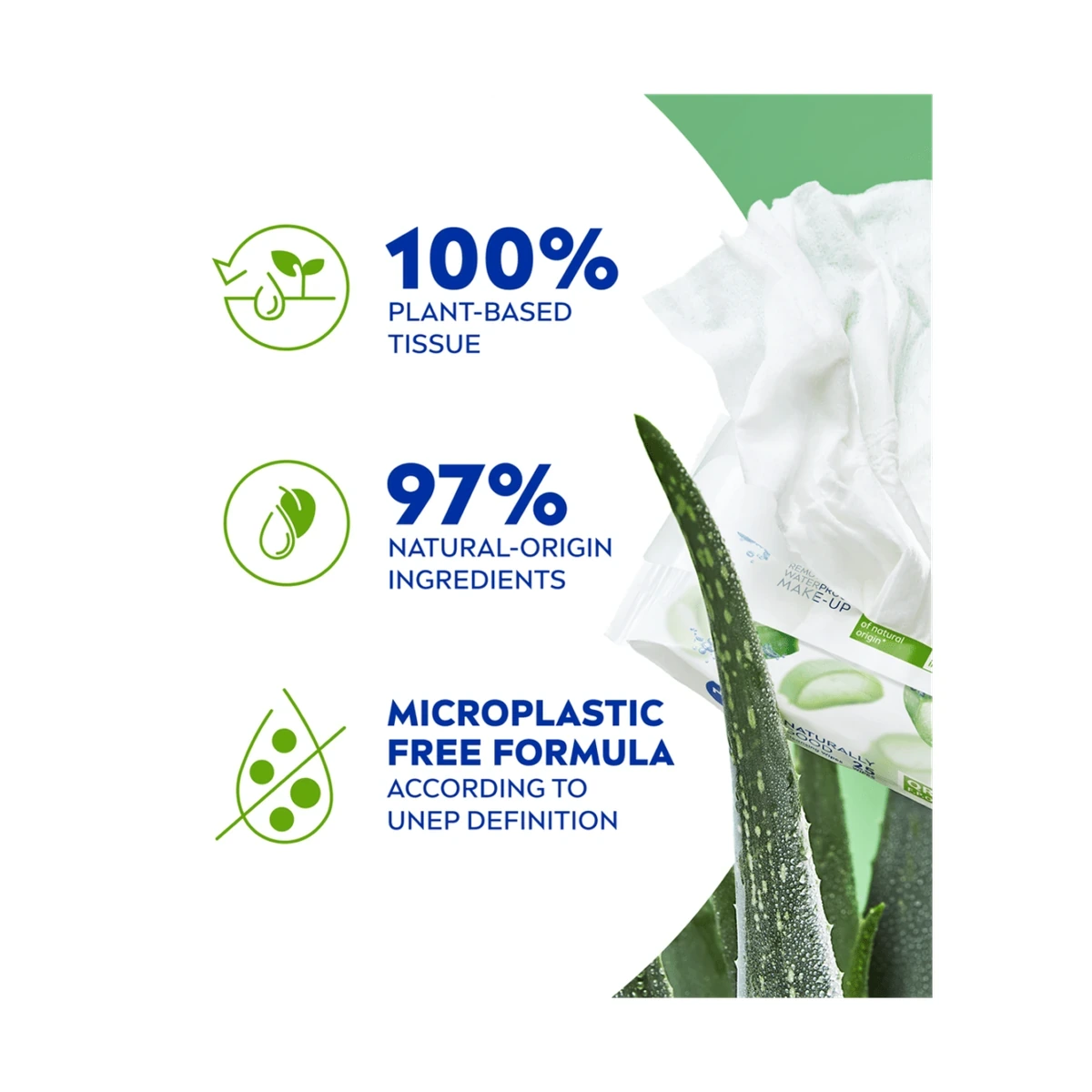 Naturally Good Organic Aloe Vera Face Cleansing Wipes 25 wipes