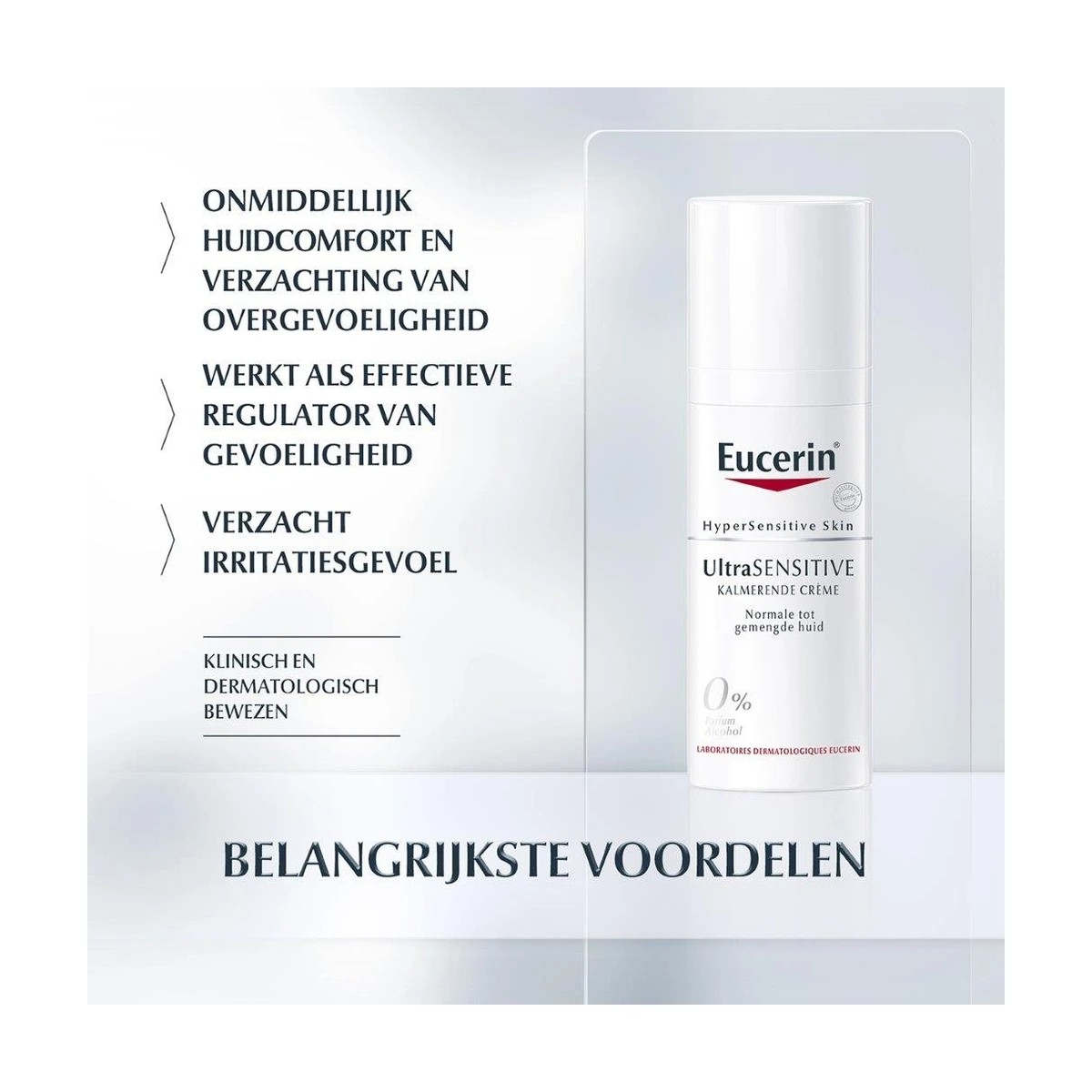 Ultra-Sensitive Kalmerende Verzorging Normale tot Gemengde Huid