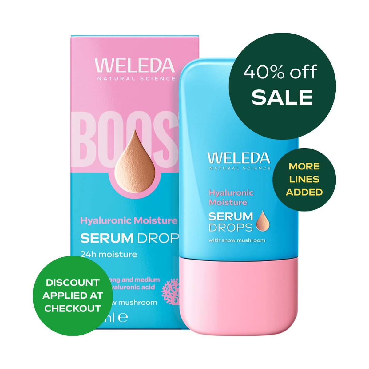 Hyaluronic Moisture Serum Booster Drops 30ml