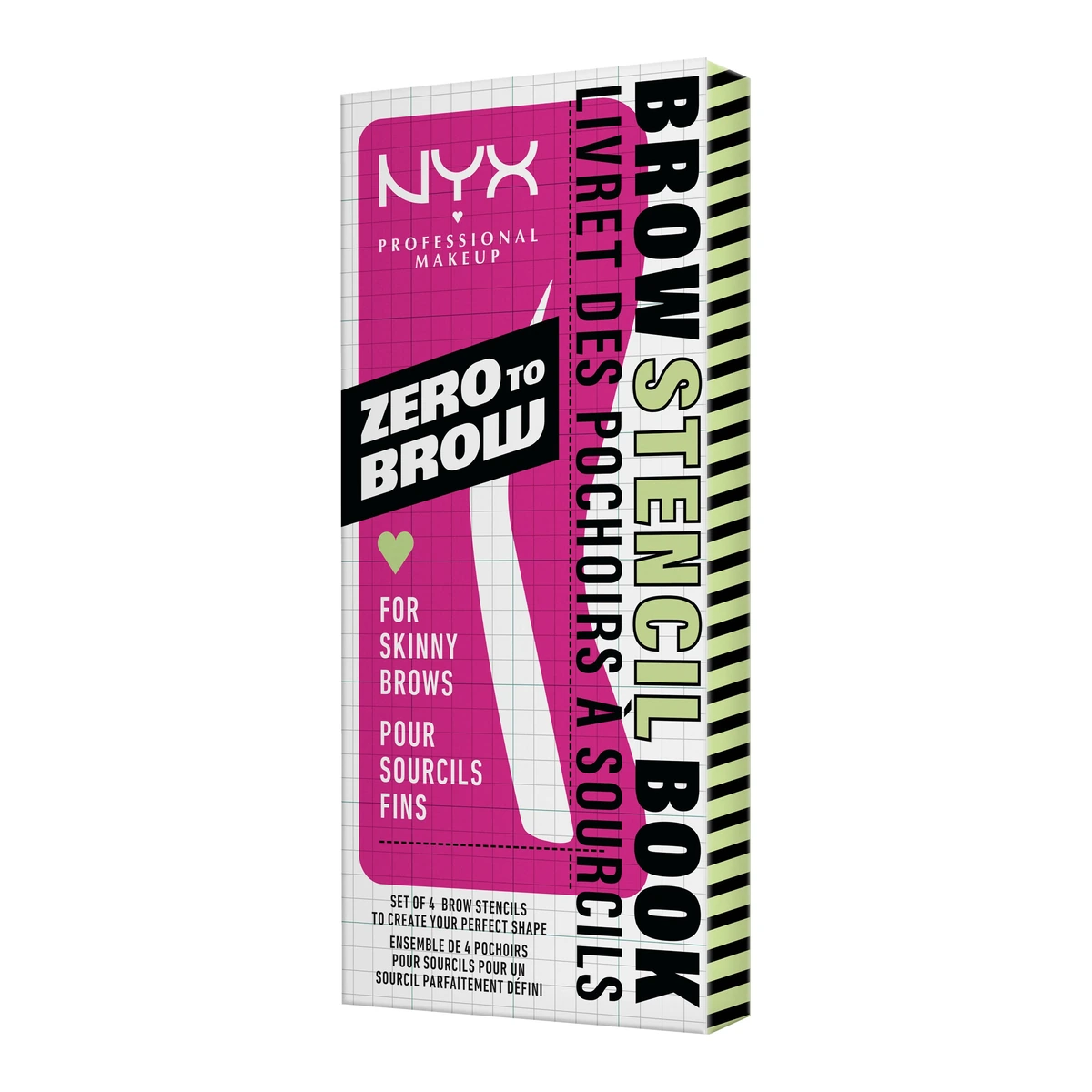 Zero to Brow Stencil