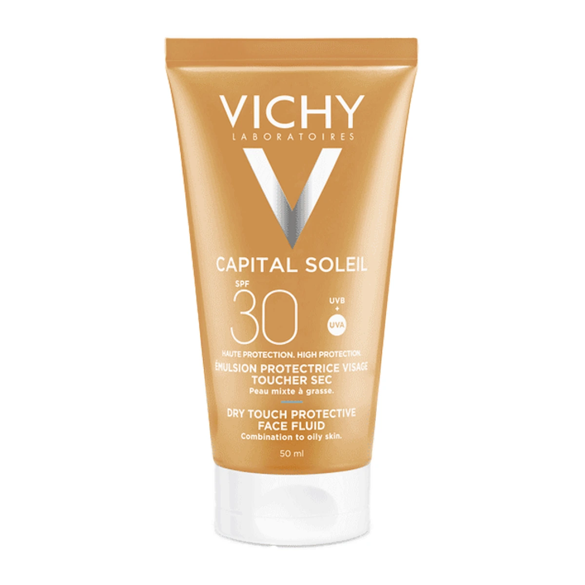 Capital Soleil Dry Touch Beschermende Fluïde Voor Gezicht SPF30