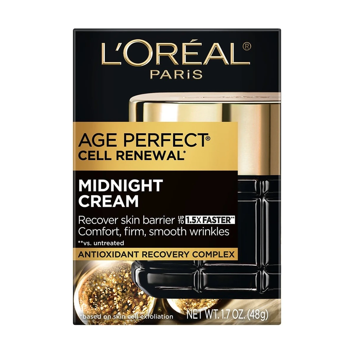 Age Perfect Skin Care Cell Renewal Midnight Cream, Antioxidants