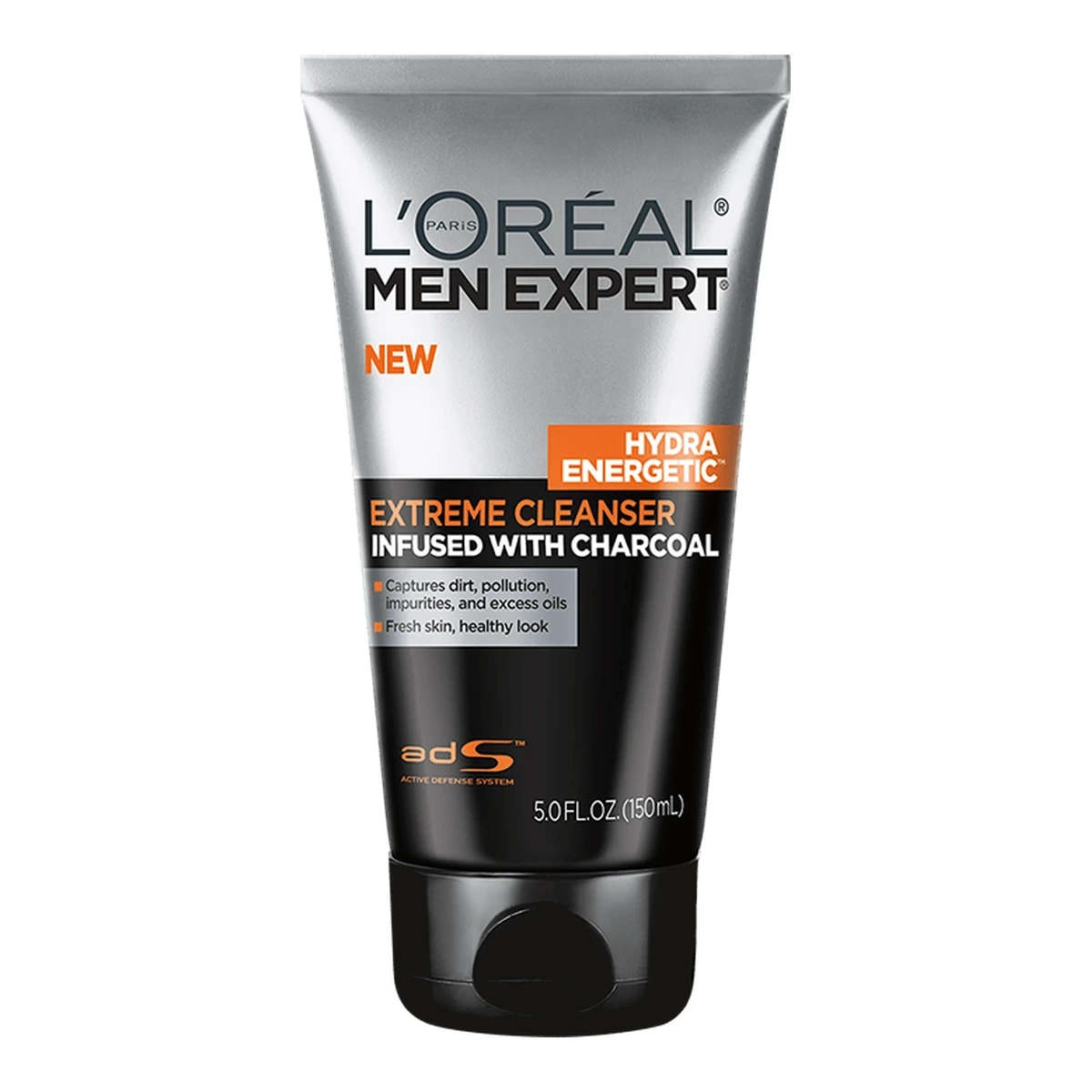 Men Expert Hydra Energetic Extreme Cleanser Infused With Charcoal