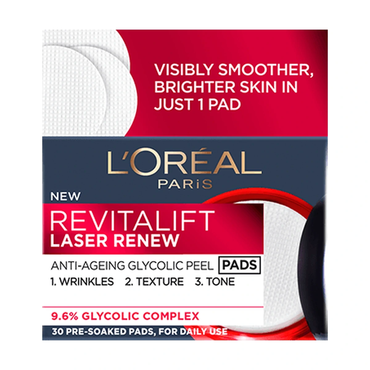 Revitalift Anti Ageing Glycolic Peel Pads