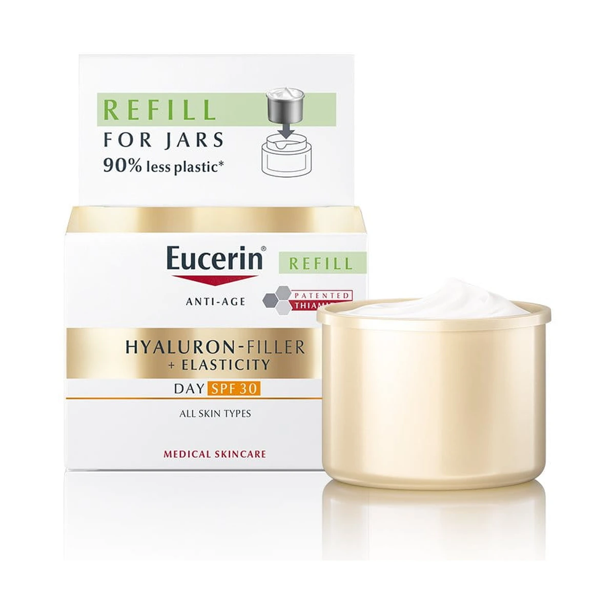 Hyaluron-Filler + Elasticity Dagcrème SPF 30 Navulling