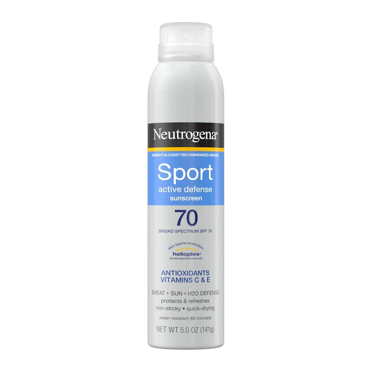 Sport Active Defense with Broad Spectrum SPF 70 Sunscreen Spray, 5.0oz