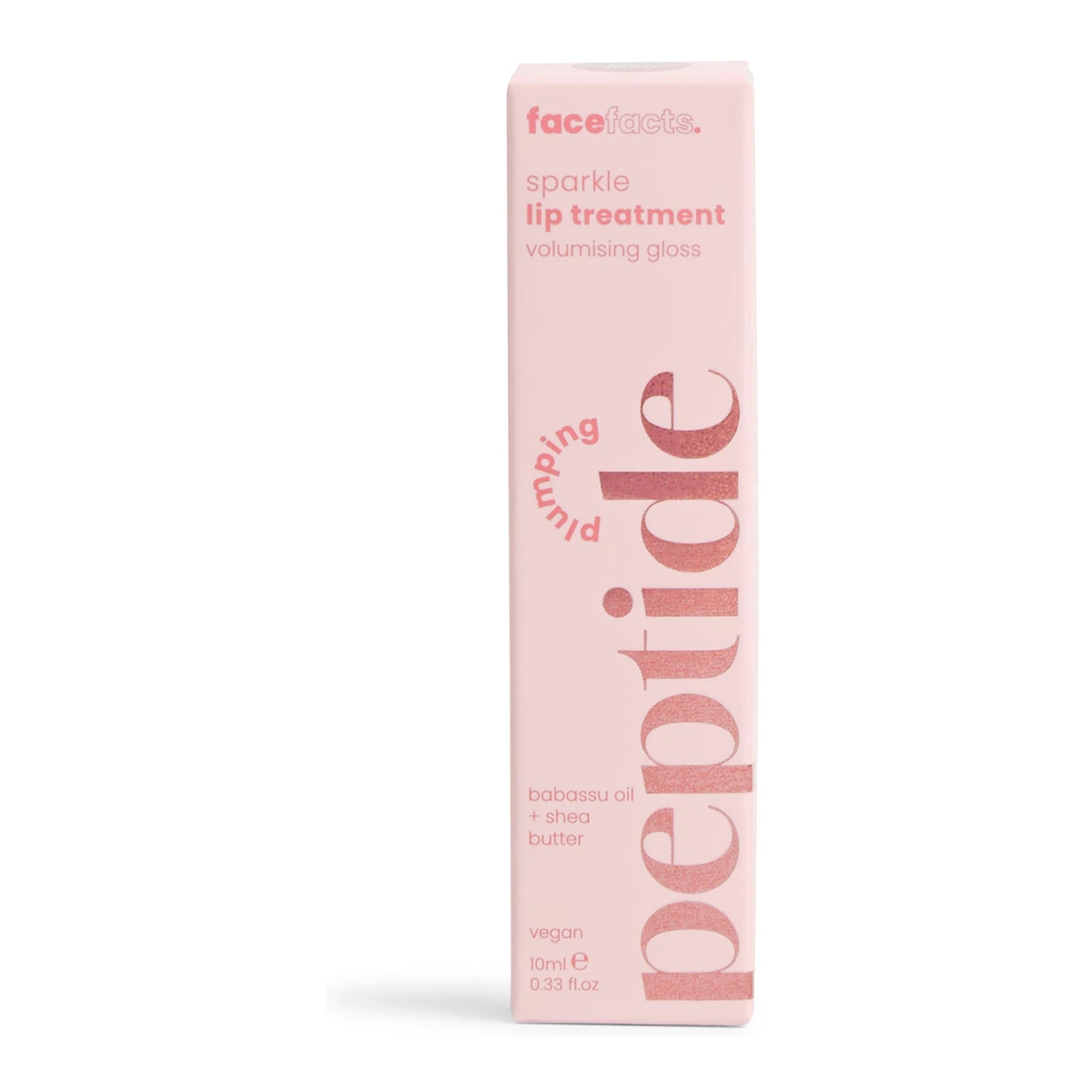 Peptide Sparkle Lip Gloss - Pink Pearl