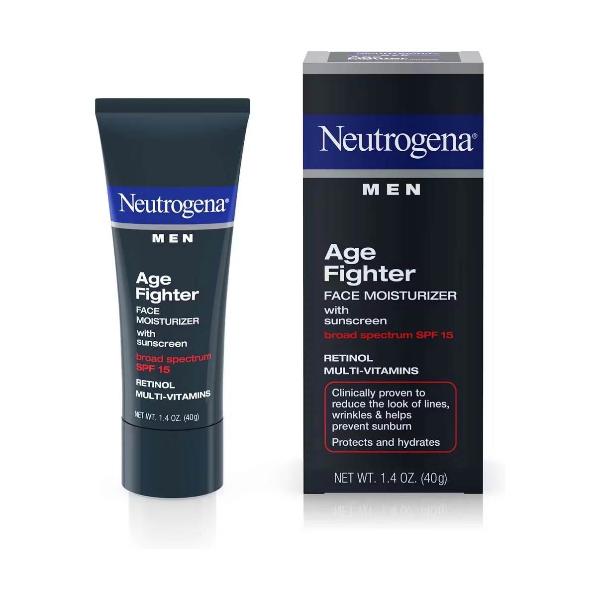 Men Age Fighter Face Moisturizer With Sunscreen Broad Spectrum SPF 15