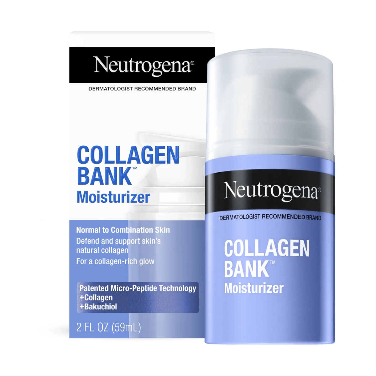 Collagen Bank Night Moisturizer, Normal to Combination Skin 2. Fl. Oz
