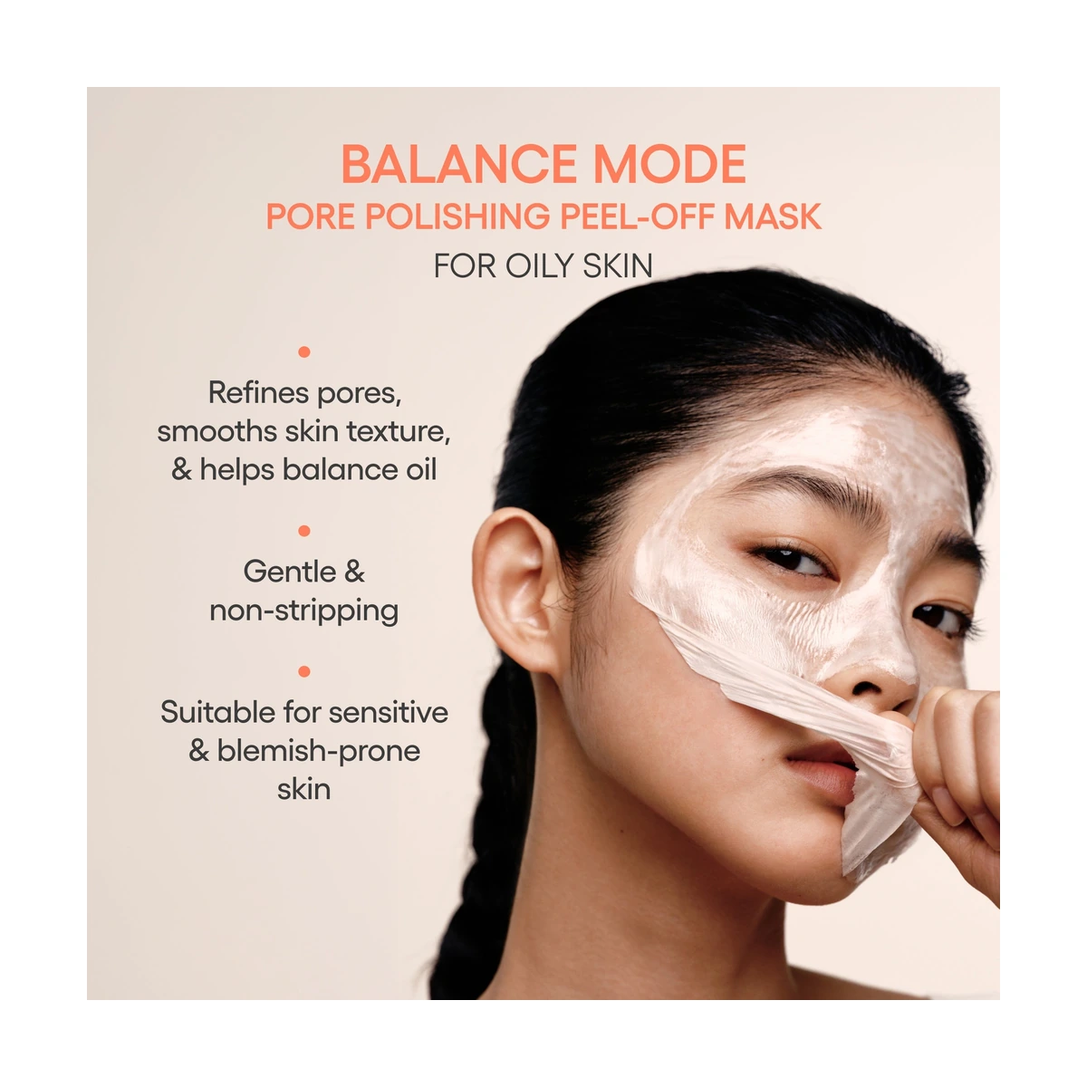 Balance Mode Pore Polishing Peel-off Mask