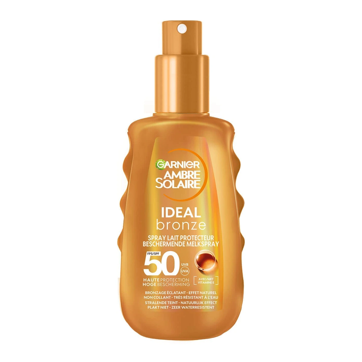 Garnier Ambre Solaire Ideal Bronze Beschermende Melkspray SPF50 150ml