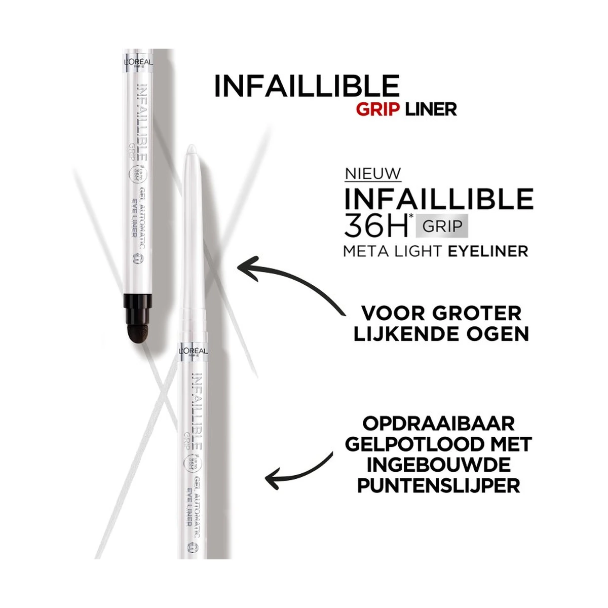 Infaillible Grip 36hr Meta Light Liner Wit