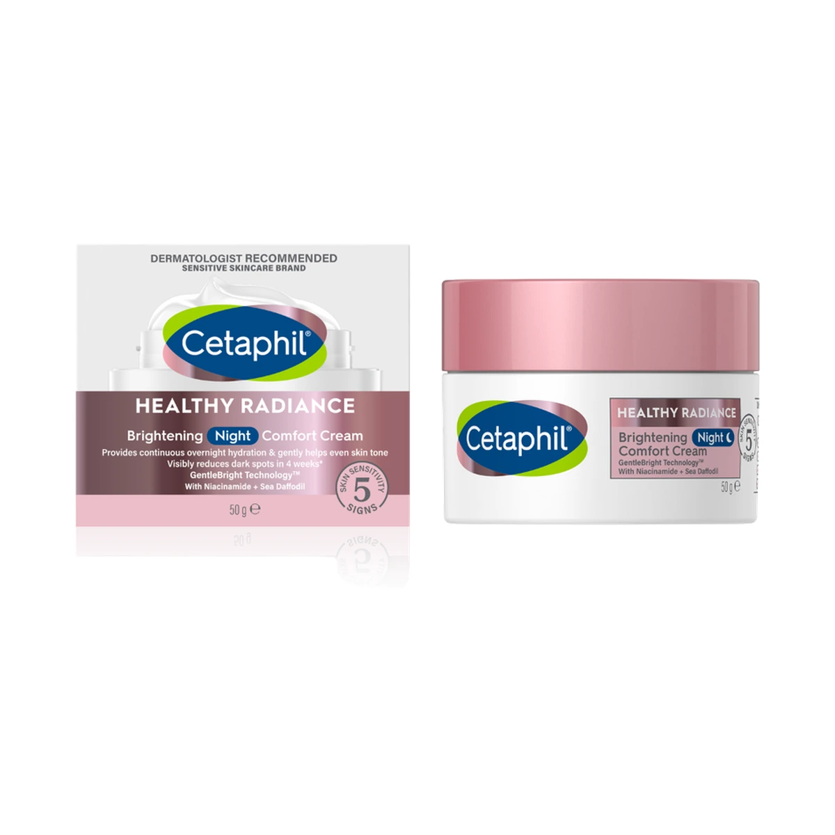 Healthy Radiance Brightening Comfort Night Cream