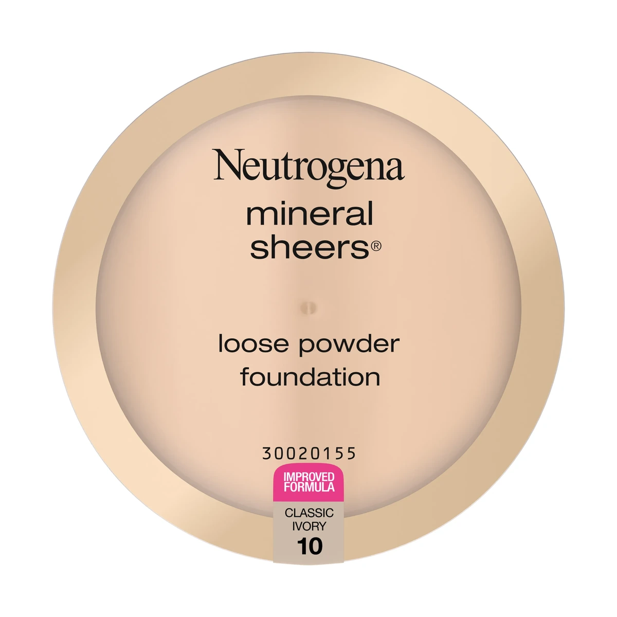 Mineral Sheers Loose Powder Foundation, Classical Ivory 10, 0.19oz