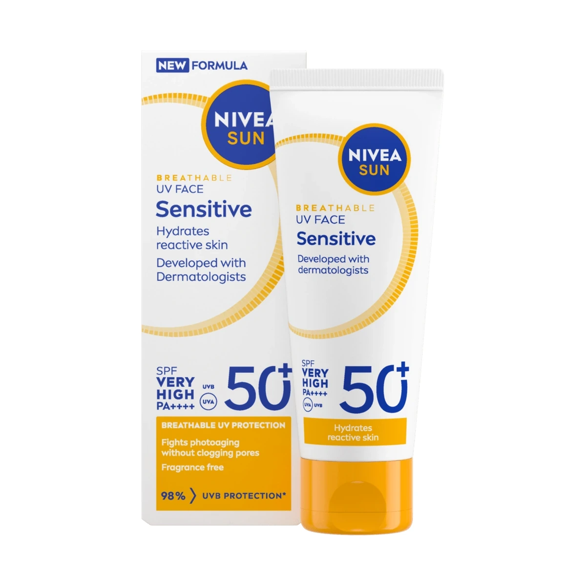 Sun Breathable UV Face Sensitive Sun Cream SPF50+