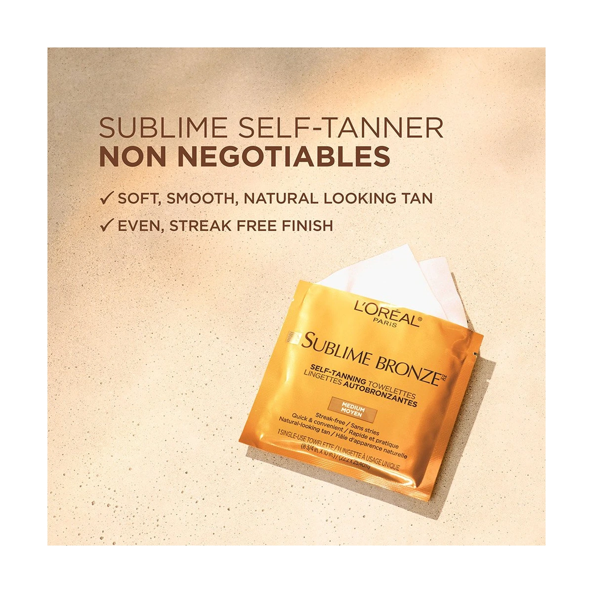 Sublime Bronze Self-Tanning Body Towelettes