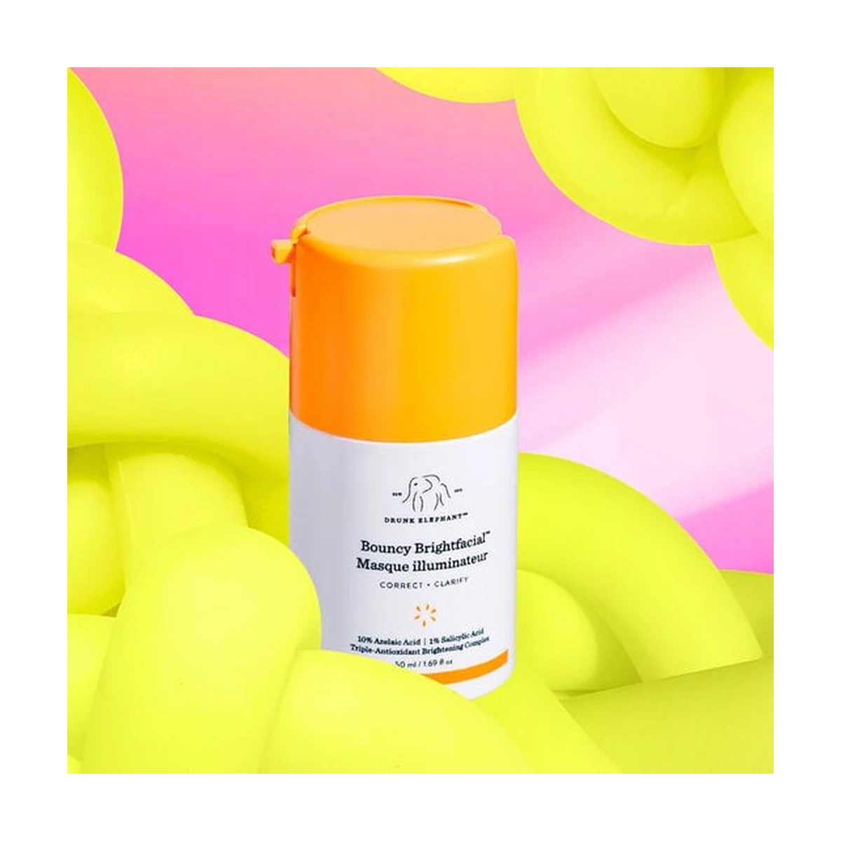 Bouncy Brightfacial Brightening Mask with 10% Azelaic Acid + 1% Salicylic Acid