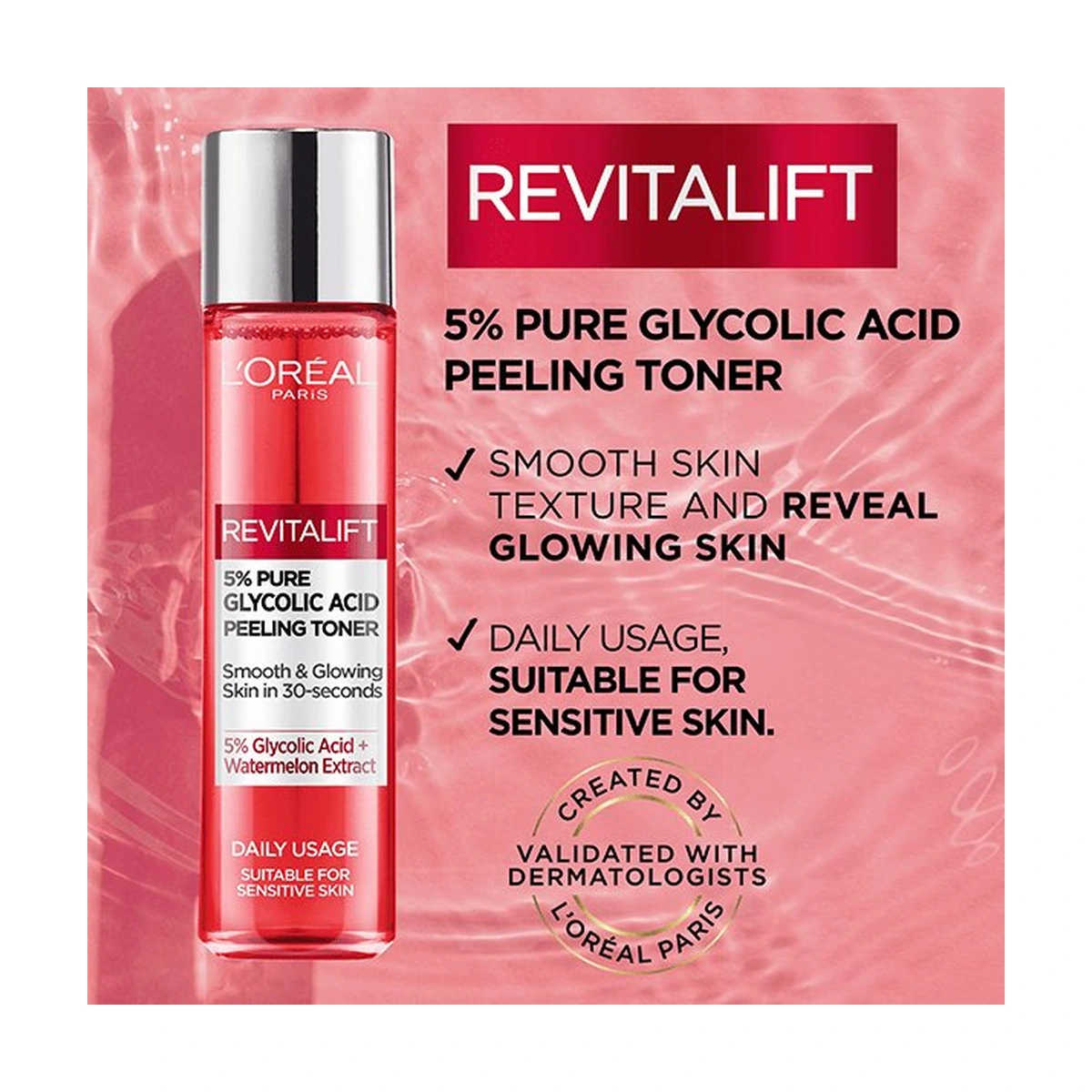 Revitalift 5% Pure Glycolic Acid Peeling Toner