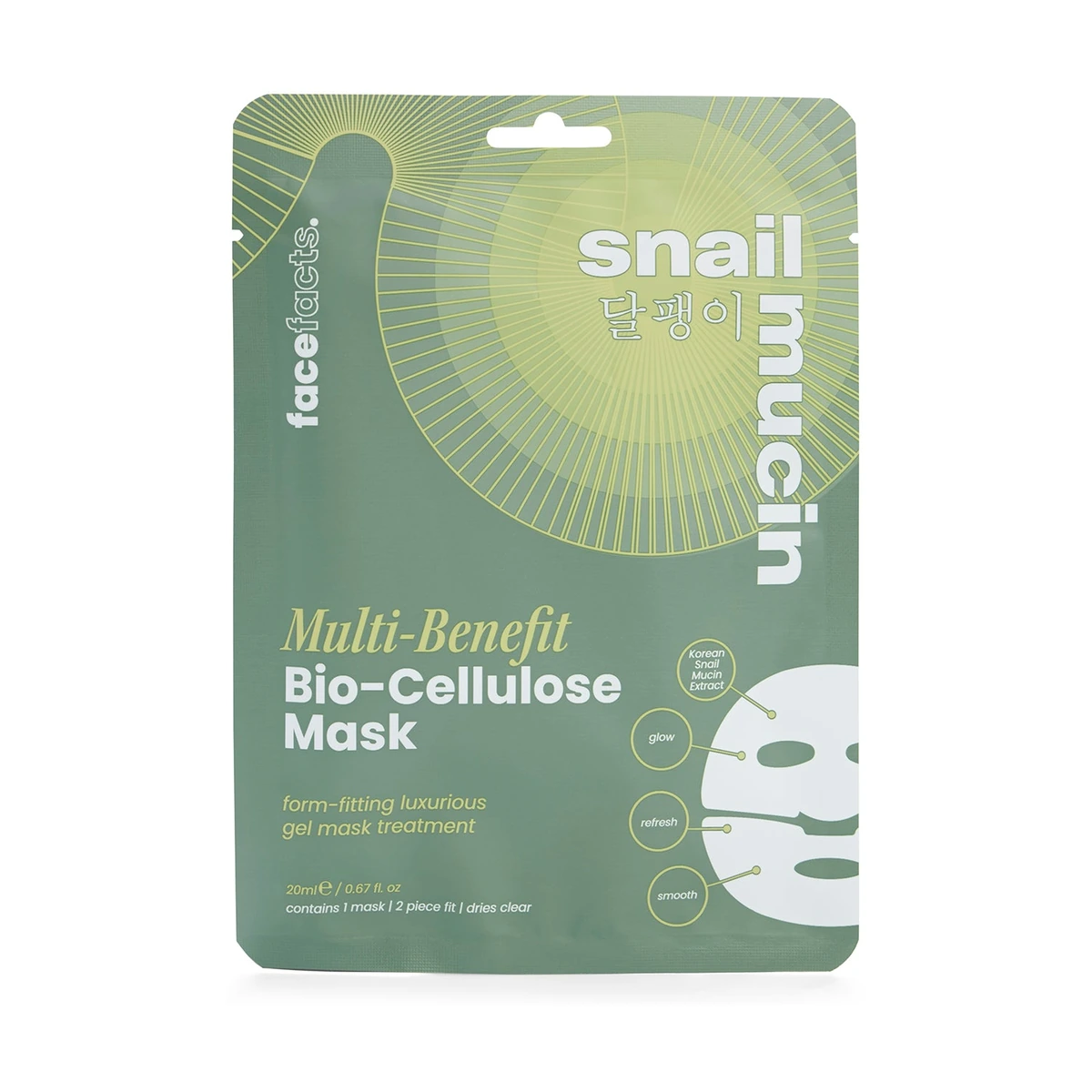 Snail Mucin Multi-Benefit Bio-Cellulose Mask