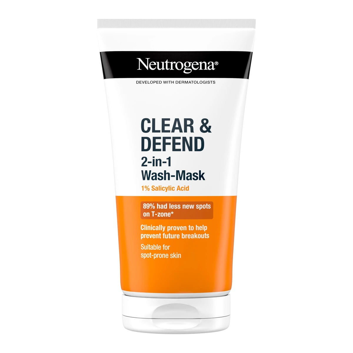 Clear & Defend 2 in 1 Wash-Mask