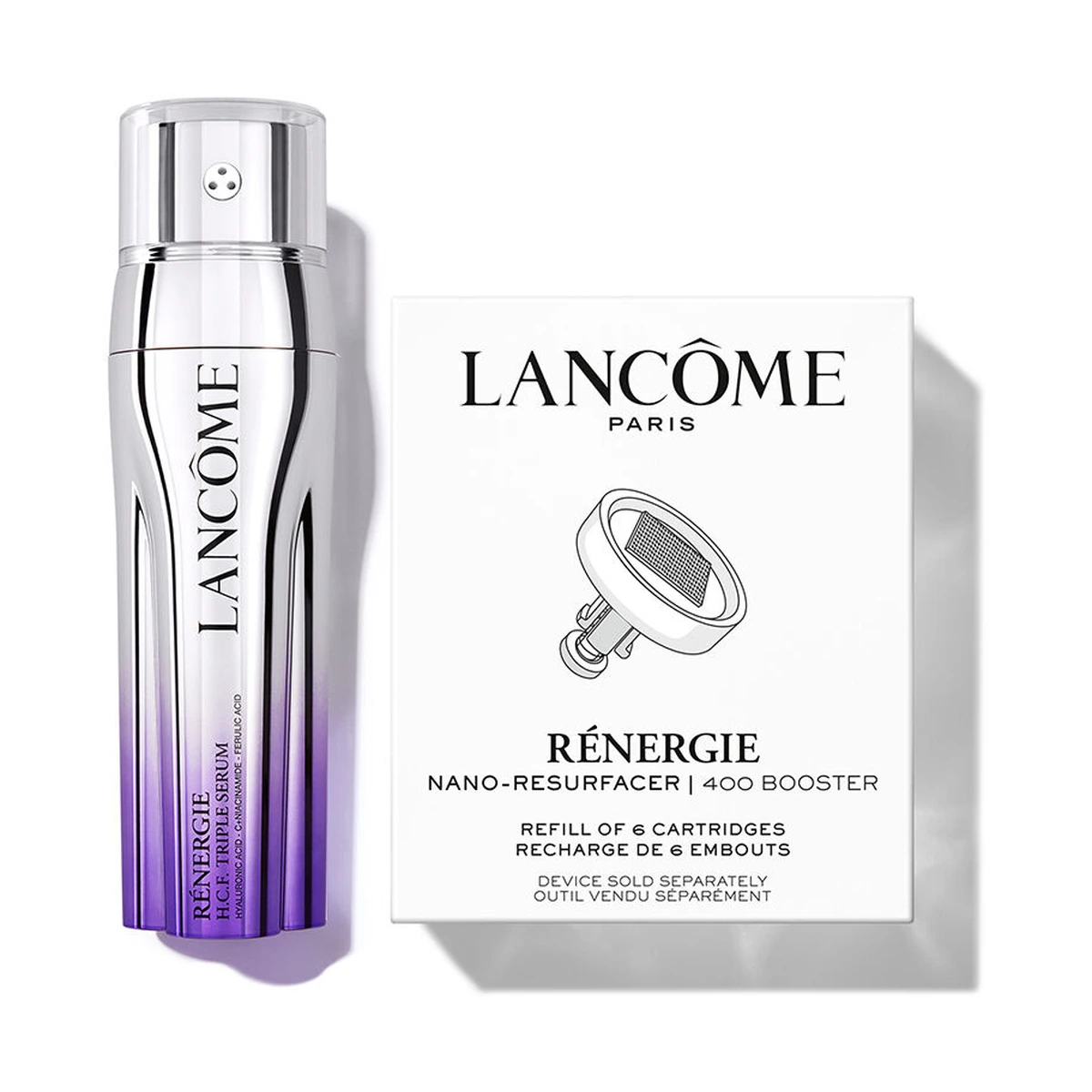 Rénergie Nano-Resurfacer | 400 Booster Refill And Rénergie H.C.F. Triple Serum Set
