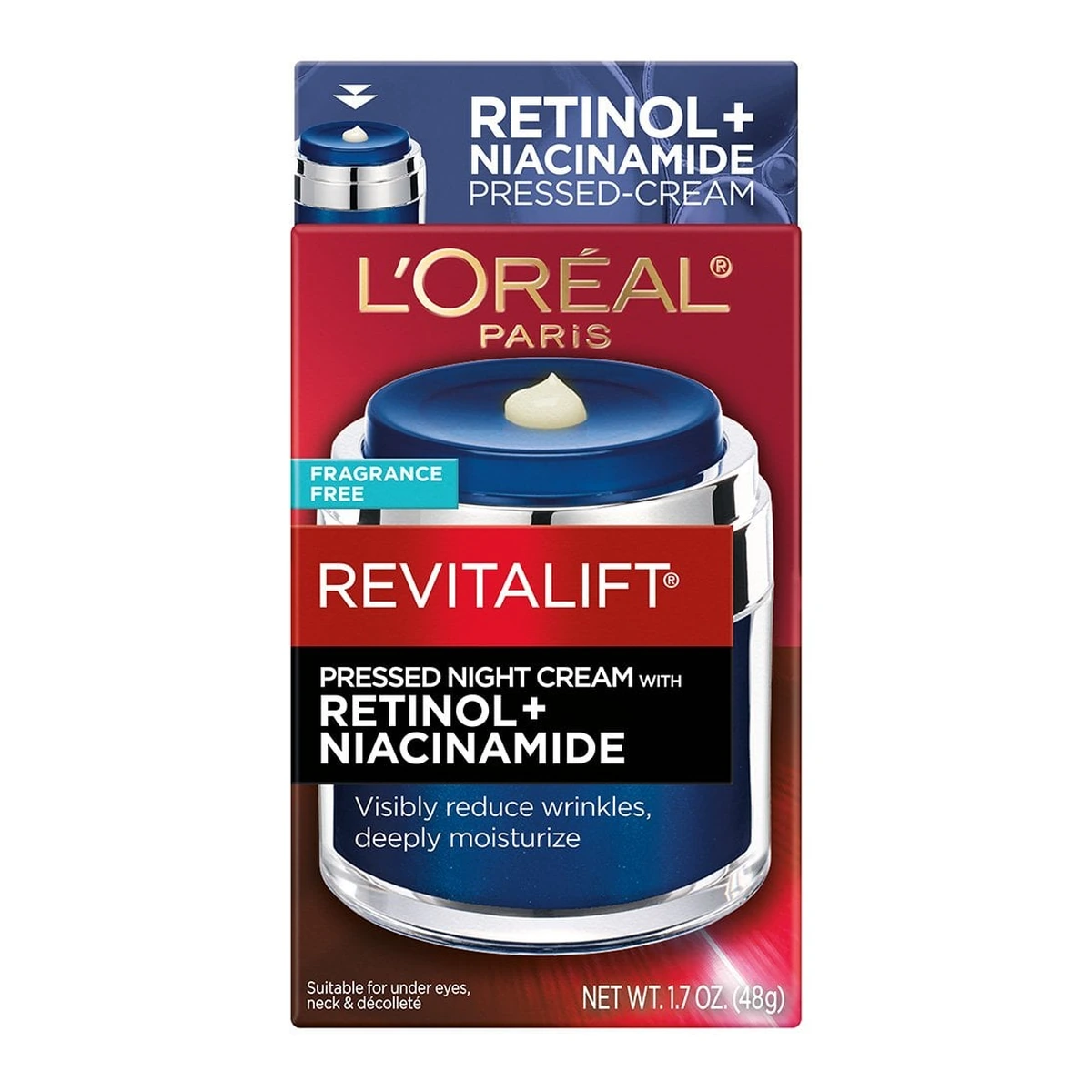 RevitaLift Pressed Night Moisturizer With Retinol + Niacinamide