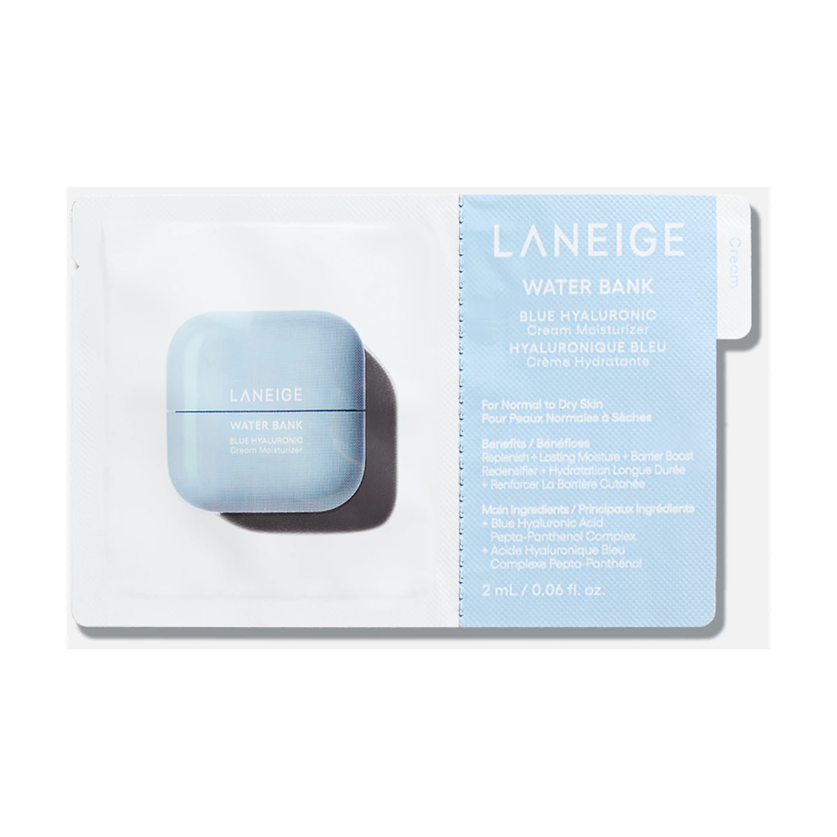 Water Bank Blue HA Moisturizer Cream (2mL)