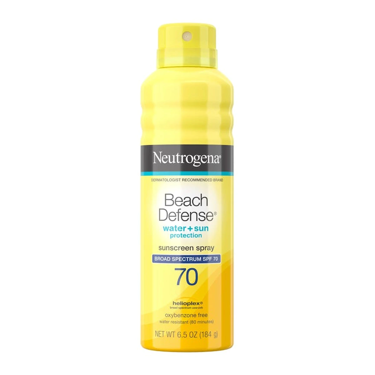 Beach Defense Water + Sun Protection Sunscreen Spray Broad Spectrum SPF 70