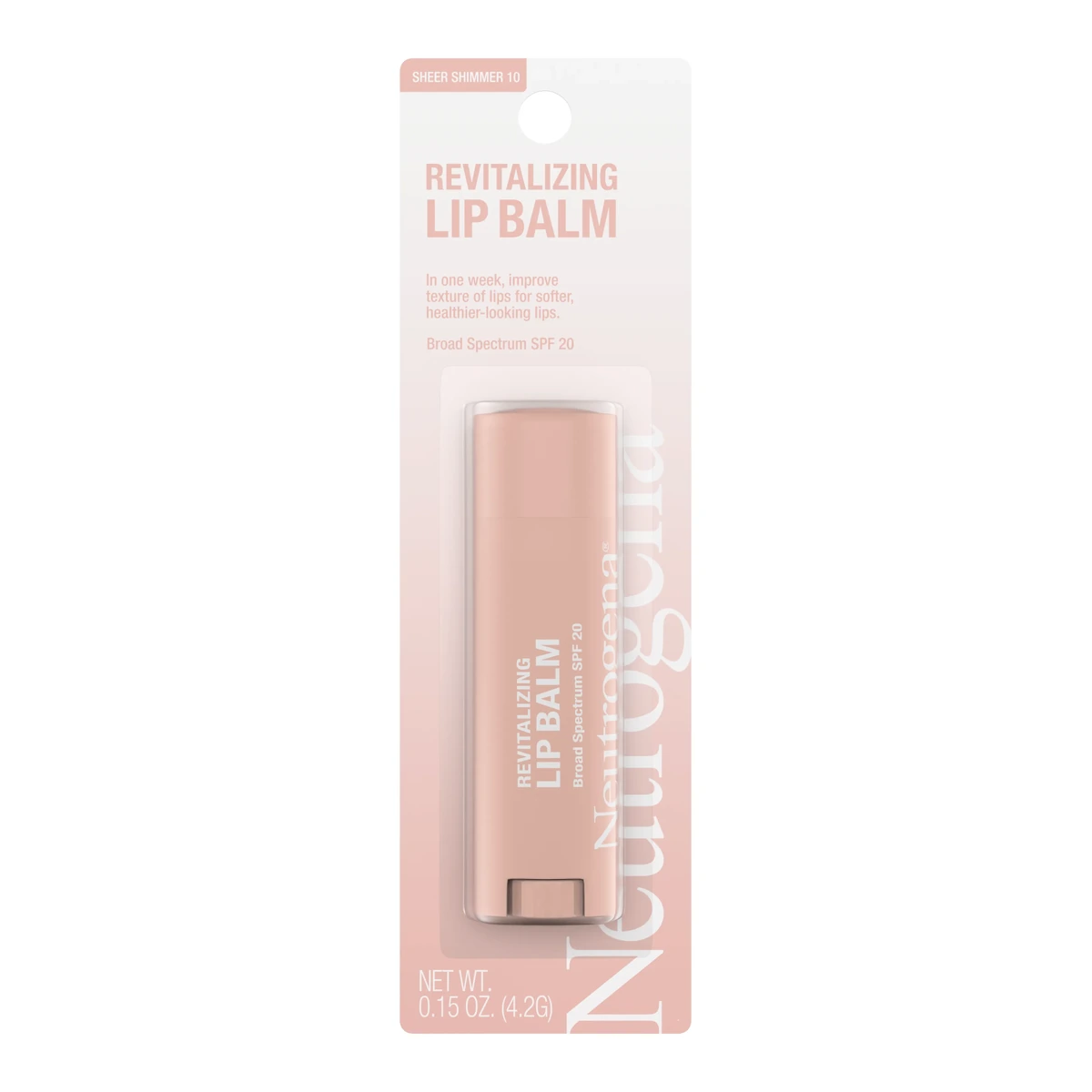 Revitalizing Lip Balm SPF 20, Sheer Shimmer 10, .15oz