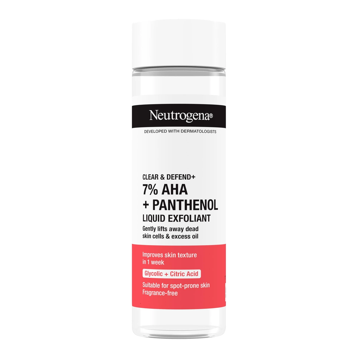 Clear & Defend+ Liquid Exfoliant with AHA + Panthenol