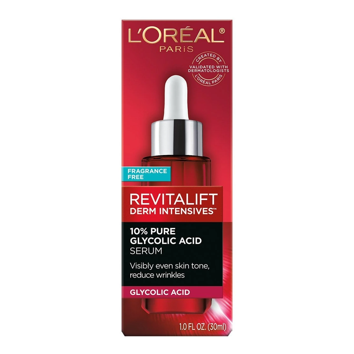 RevitaLift 10% Pure Glycolic Acid Serum For Dark Spots And Even Skin Tone