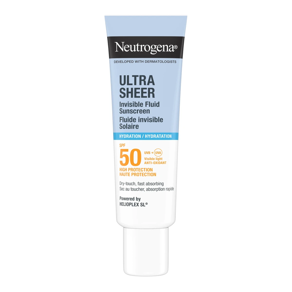 Ultra Sheer Invisible Fluid Sunscreen Hydration SPF50
