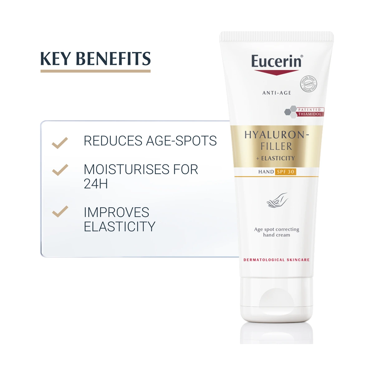 Hyaluron-Filler + Elasticity Age Spot Correcting Hand Cream SPF 30
