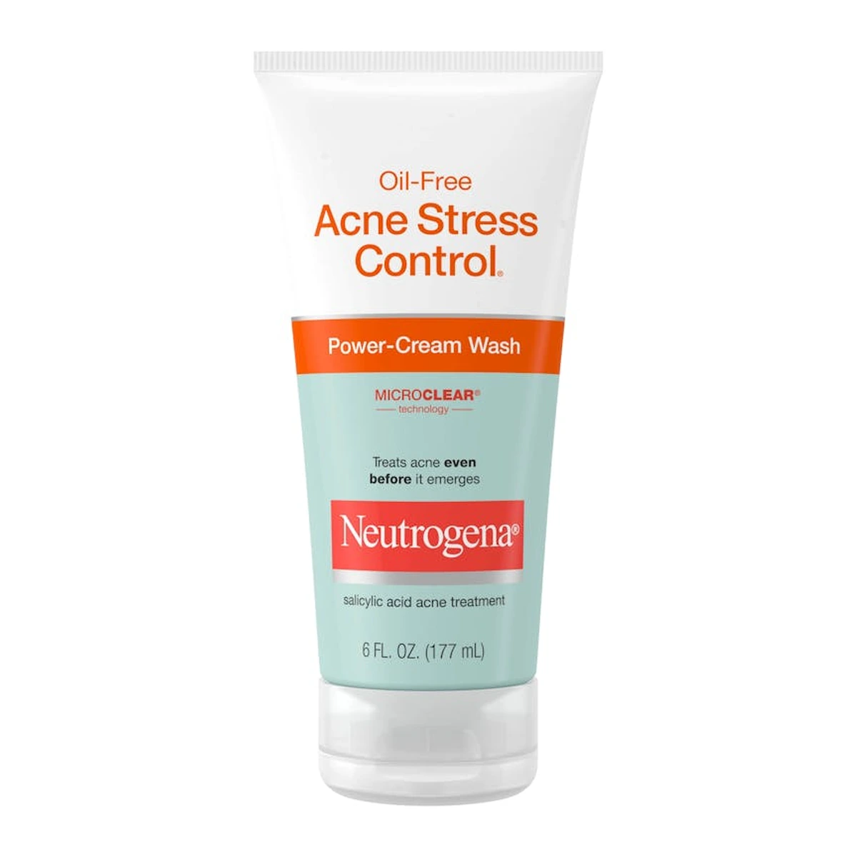 Oil-Free Acne Stress Control Power-Cream Wash, 6oz