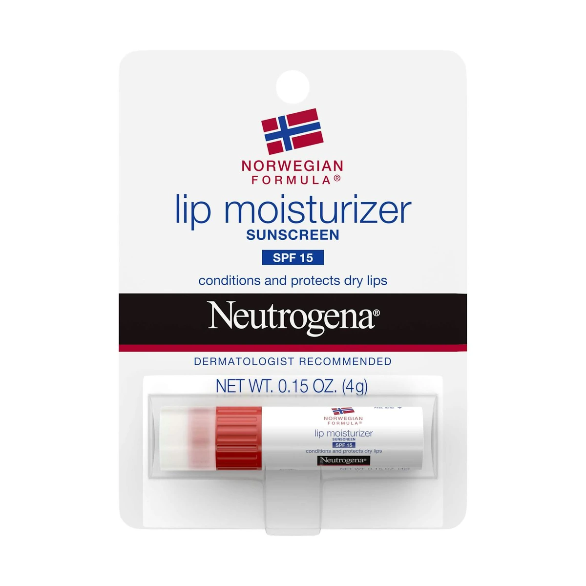 Norwegian Formula Lip Moisturizer With Sunscreen SPF 15
