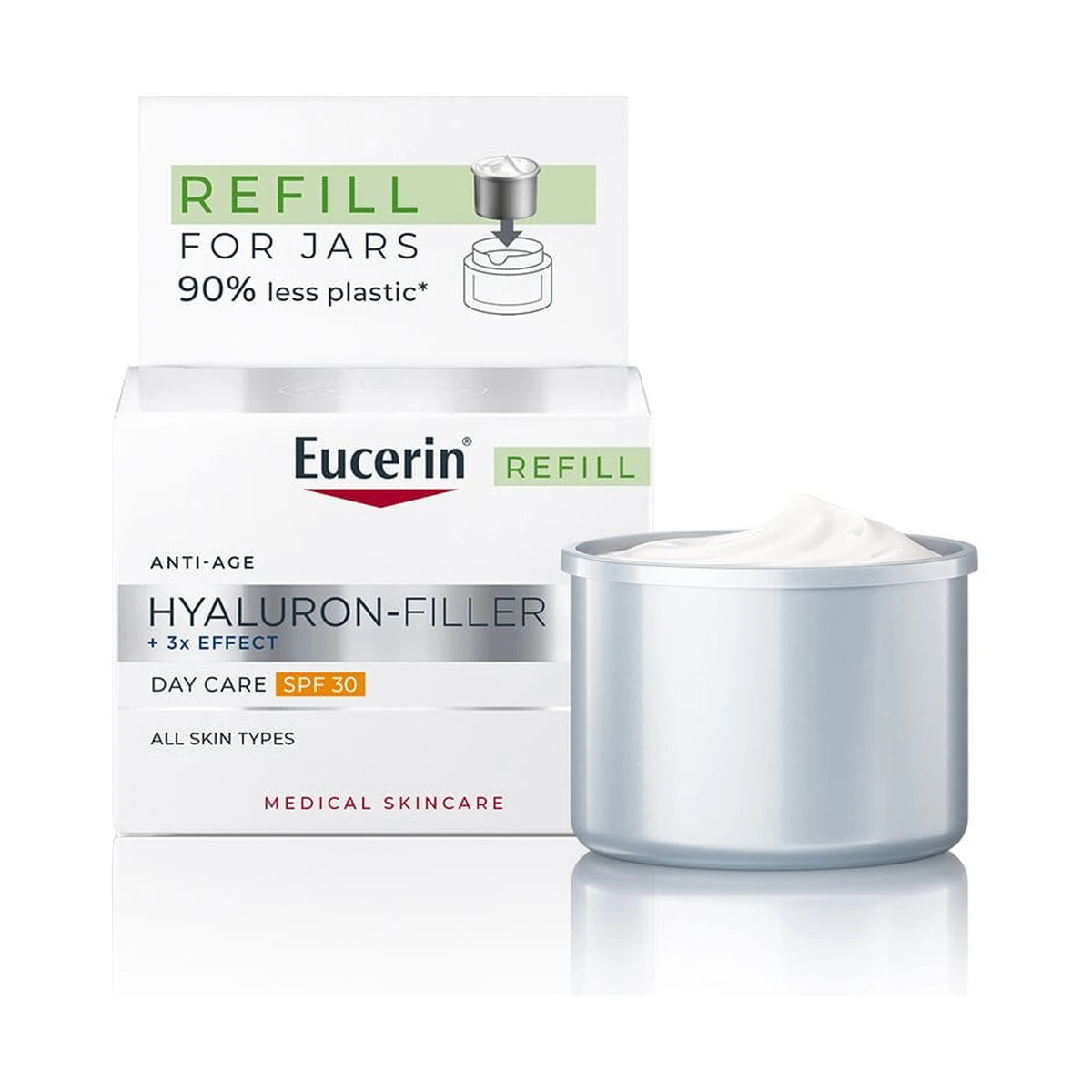 Hyaluron-Filler +3x Effect Dagcrème SPF 30 Navulling
