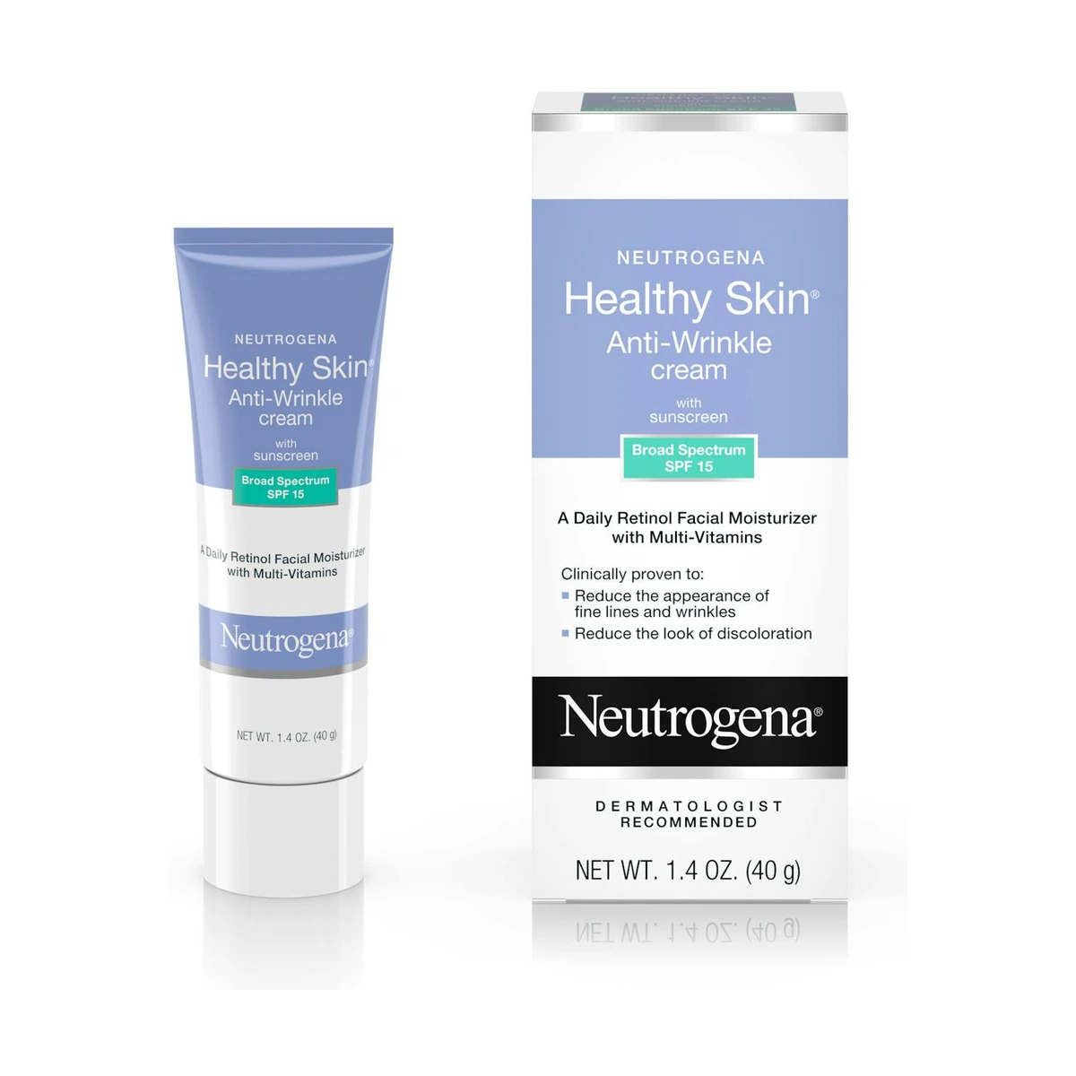 Healthy Skin Anti-wrinkle Cream With Sunscreen Broad Spectrum SPF 15