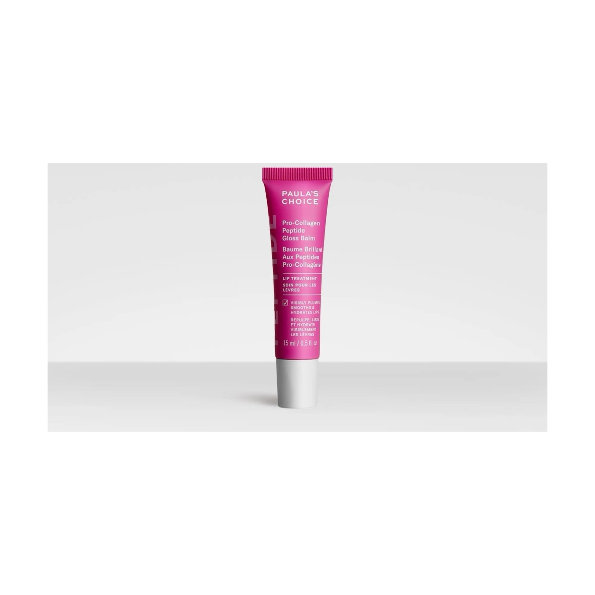Plump + Firm Pro-Collagen Peptide Gloss Balm Lip Treatment | Sheer Pink
