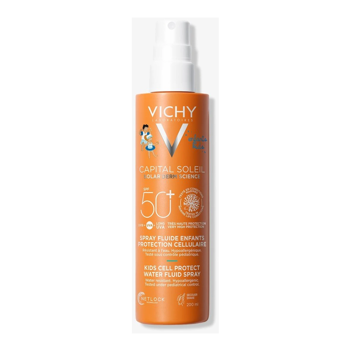 Capital Soleil Cell Protect Water Fluïde Spray Kids SPF50+