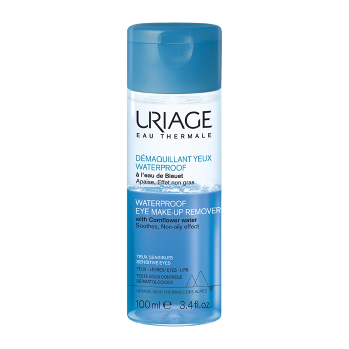 Waterproof eye make-up remover