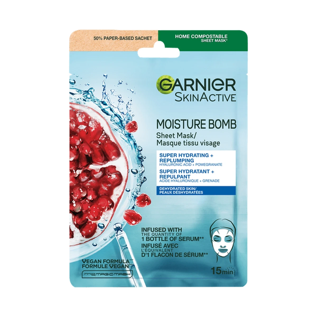 Garnier Hydrabomb Ultra Hydraterend Sheet Masker
