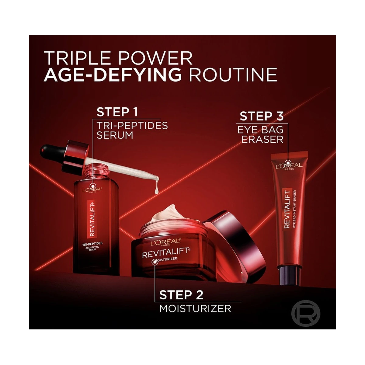 RevitaLift Triple Power Eye Bag Instant Eraser For Under-Eye Bags, Wrinkles & Puffiness