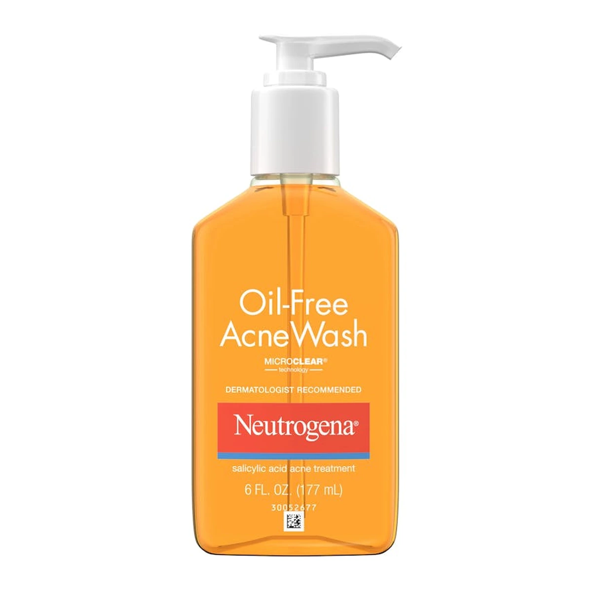 Oil-Free Acne Wash, 6 Fl. Oz