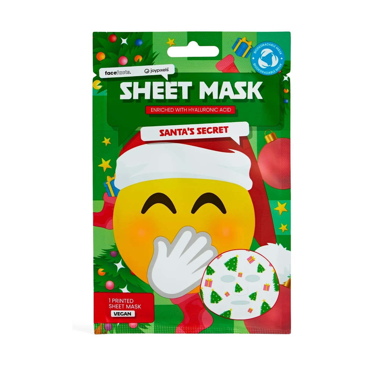 Santa's Secret Printed Sheet Mask