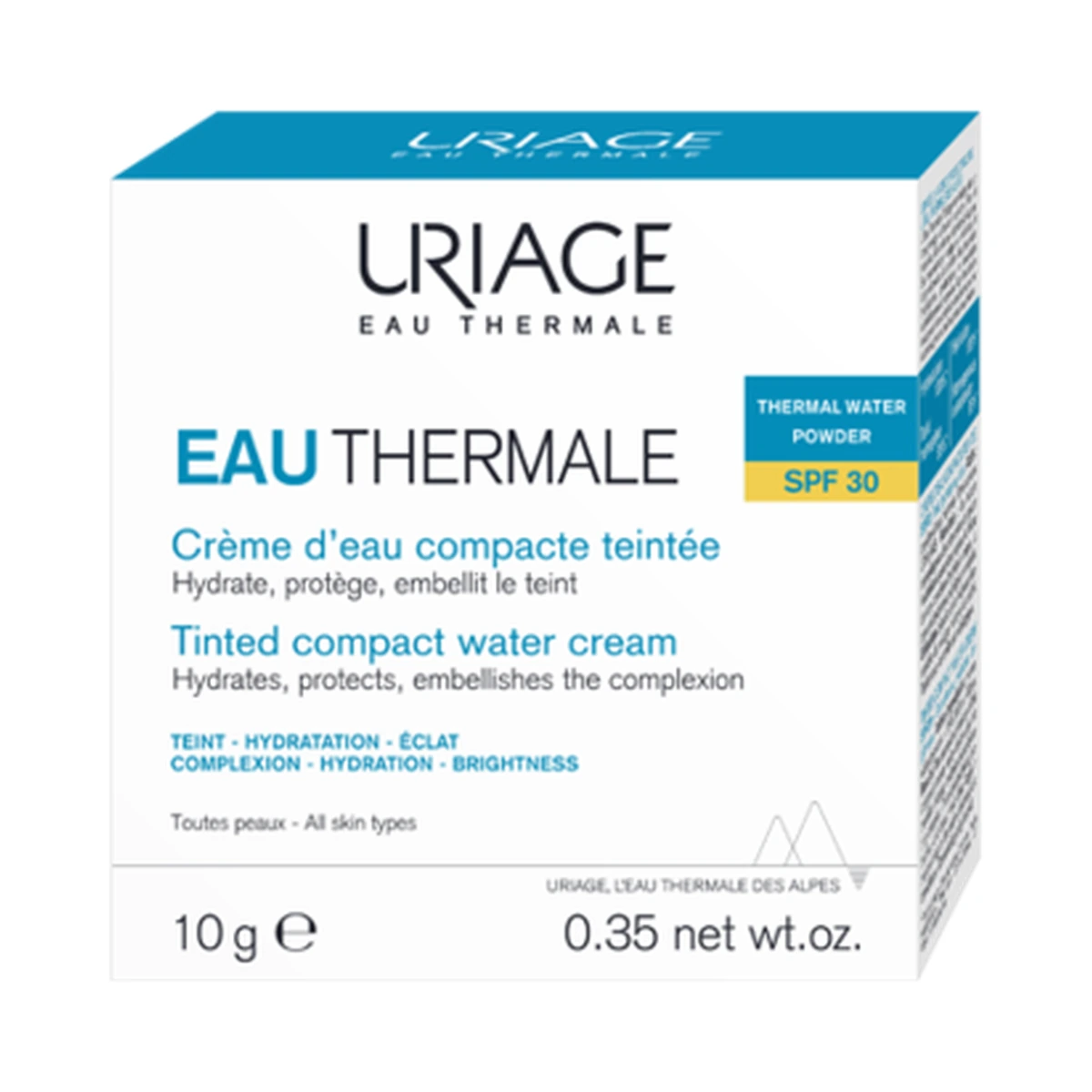 Eau Thermale - Water Cream Tinted Compact SPF30