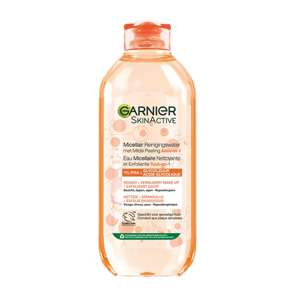 Garnier Skinactive Micellair Reinigingswater met Milde Peeling Alles-in-1