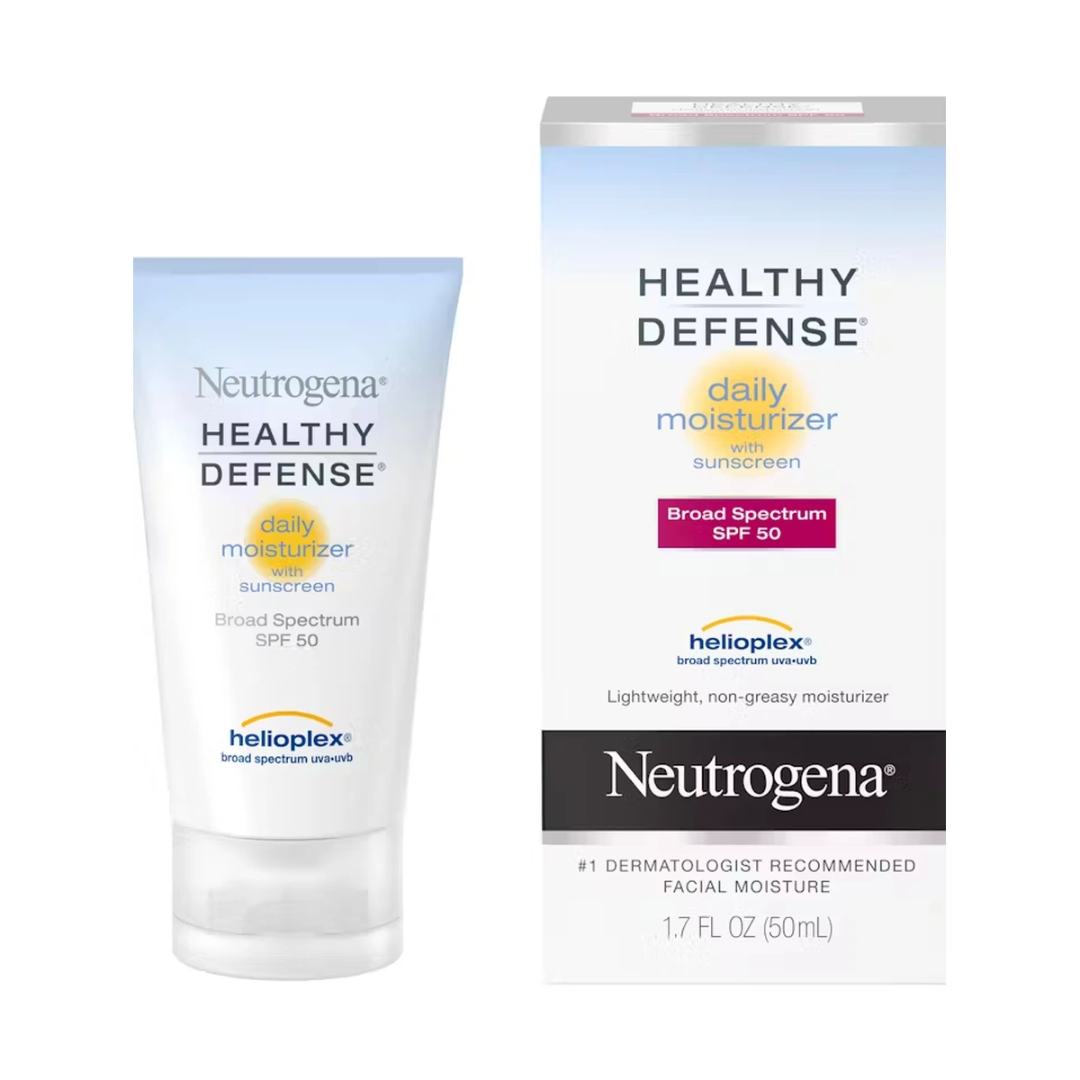 Healthy Defense Daily Moisturizer With Sunscreen Broad Spectrum SPF 50