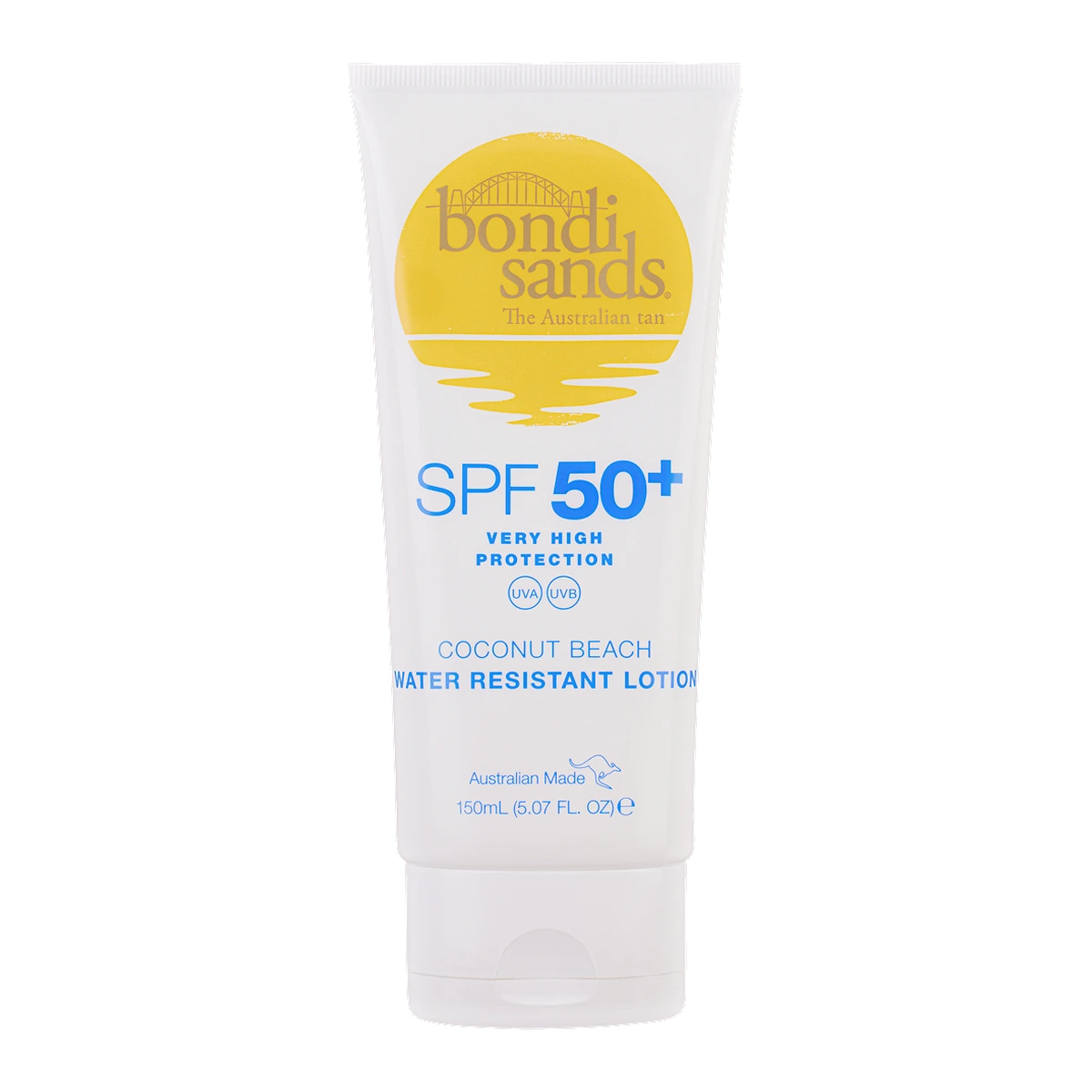 SPF 50+ Body Sunscreen Lotion Coconut Beach Scent