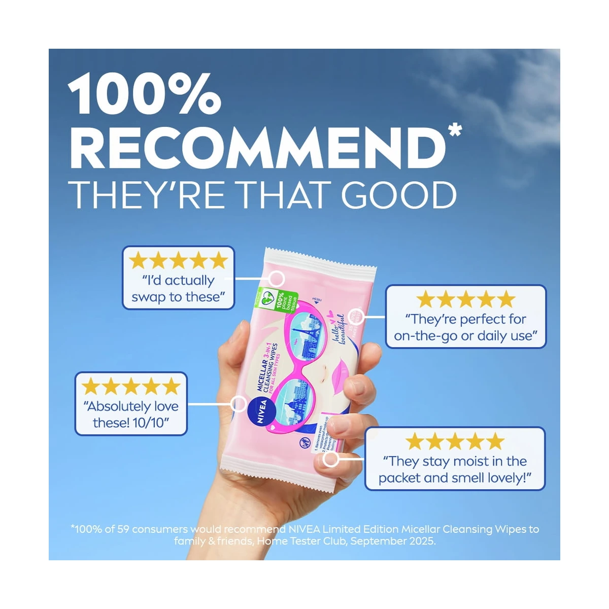 Micellar 3-in-1 Cleansing Wipes